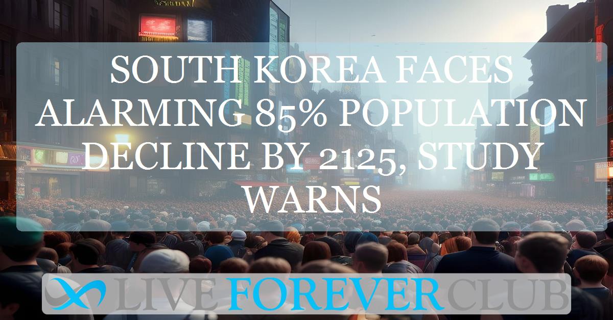 South Korea faces alarming 85% population decline by 2125, study warns