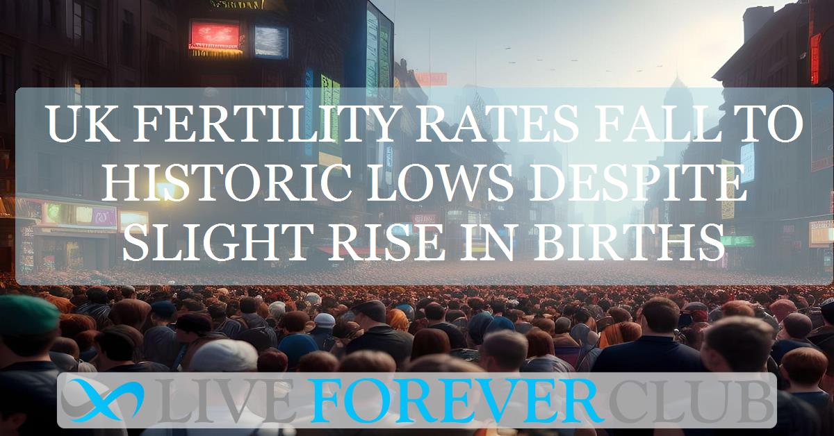 UK fertility rates fall to historic lows despite slight rise in births