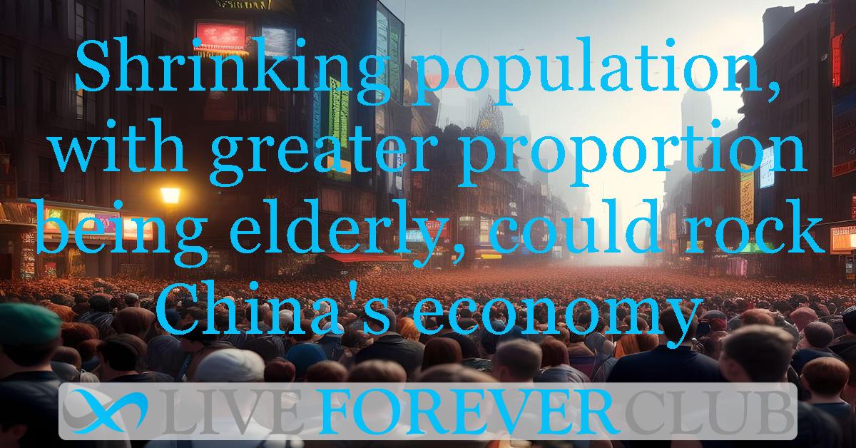 Shrinking population, with greater proportion being elderly, could rock China's economy