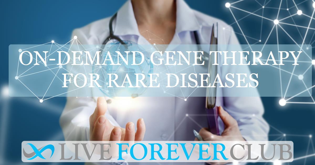 On-demand gene therapy for rare diseases