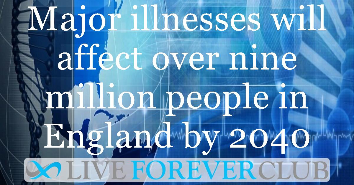 Major illnesses will affect over nine million people in England by 2040