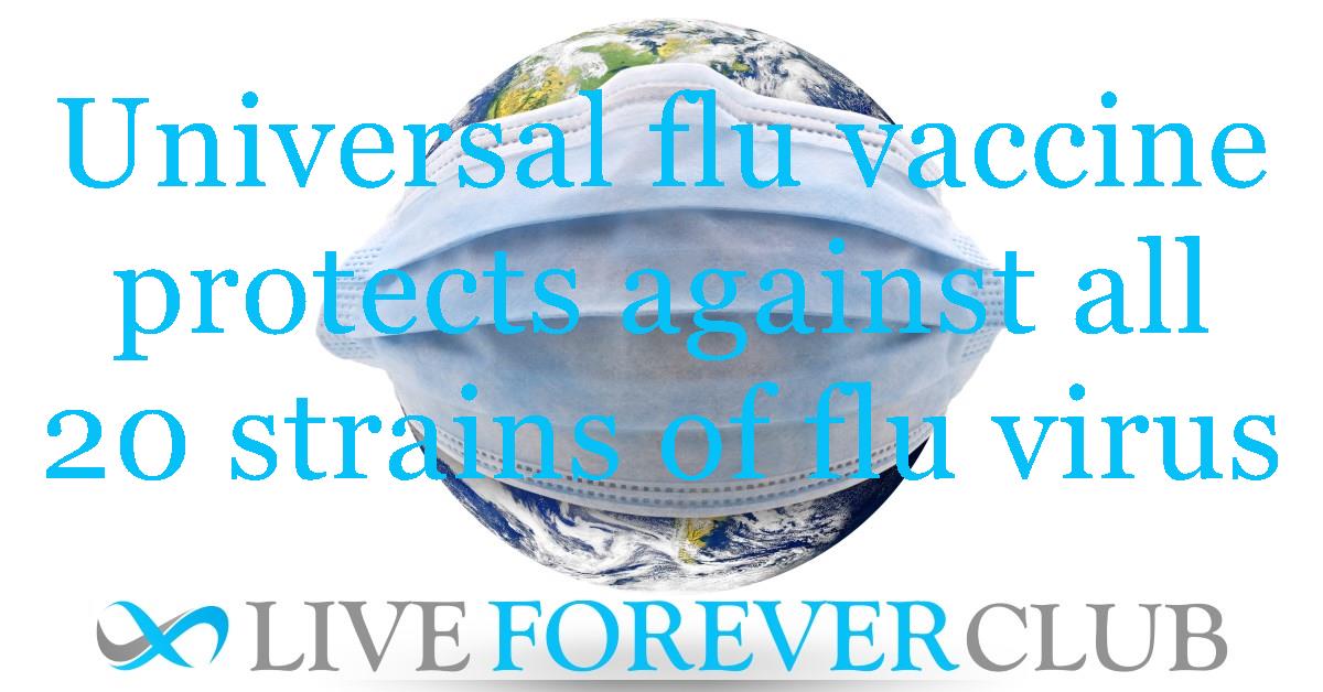 Universal flu vaccine protects against all 20 strains of flu virus