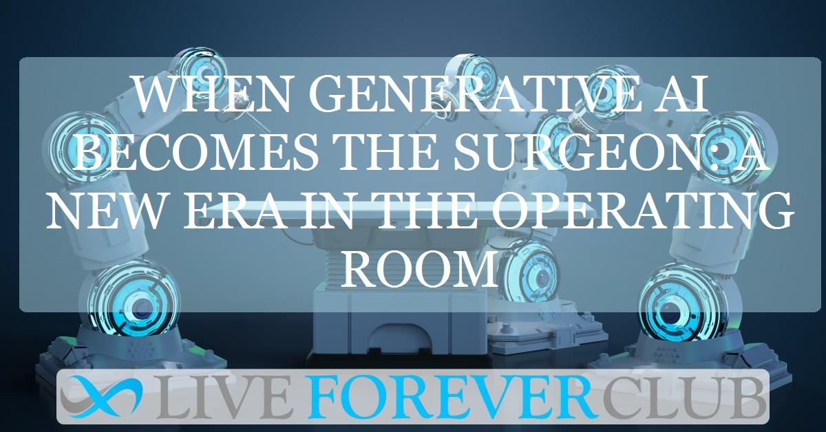 When generative AI becomes the surgeon: A new era in the operating room
