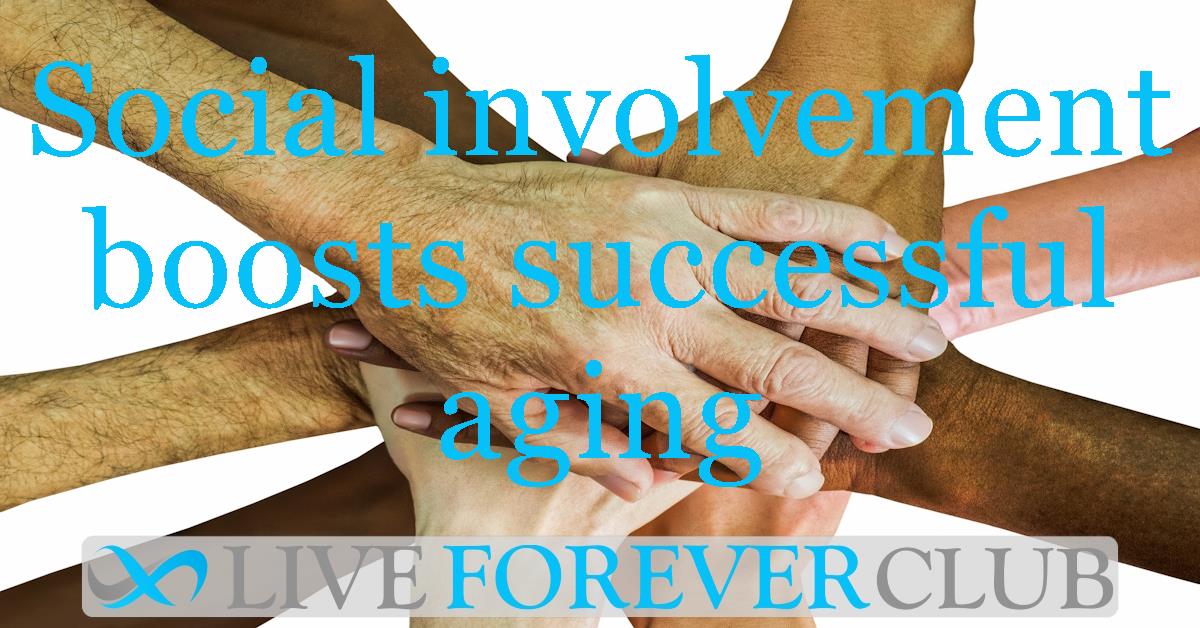 Social involvement boosts successful aging