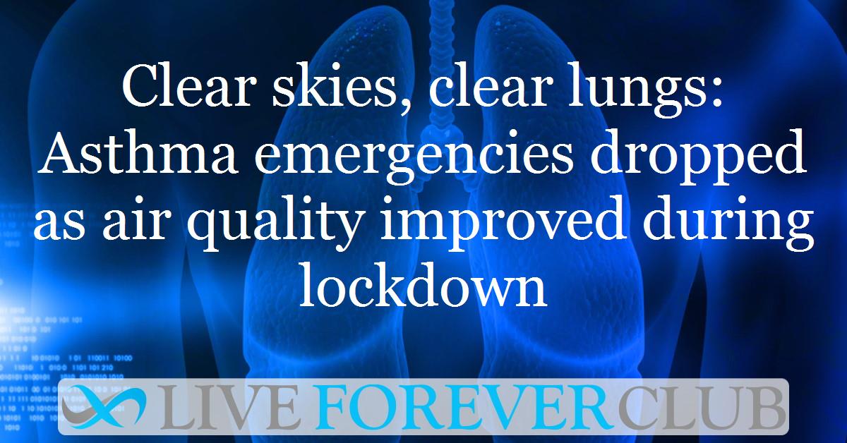 Clear skies, clear lungs: Asthma emergencies dropped as air quality improved during lockdown