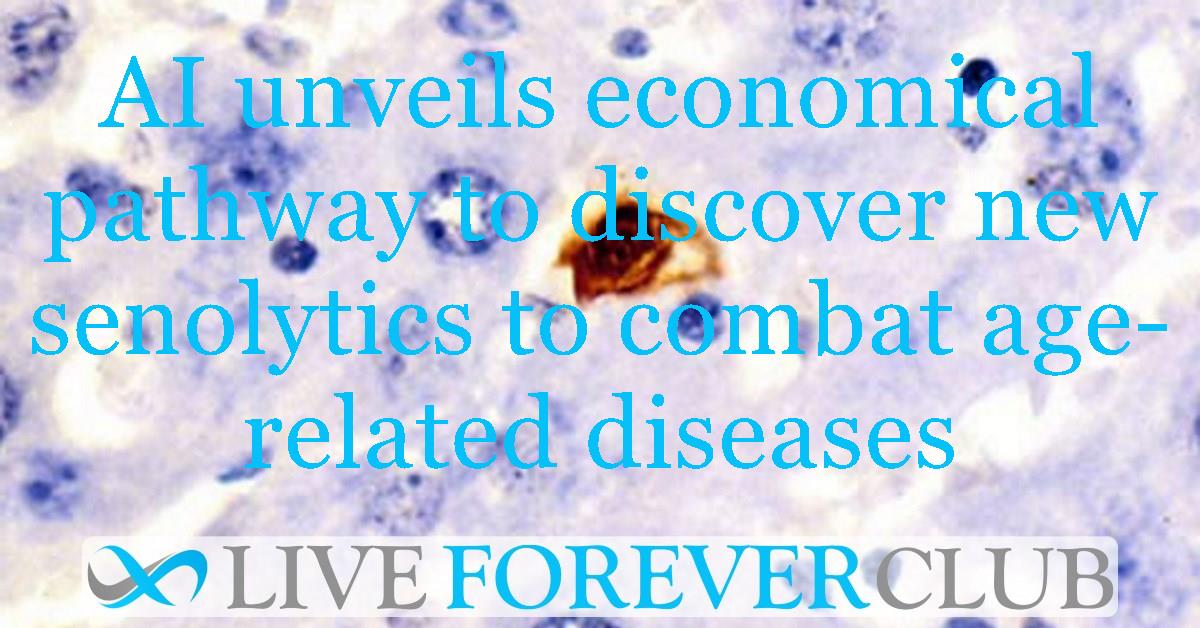 AI unveils economical pathway to discover new senolytics to combat age-related diseases
