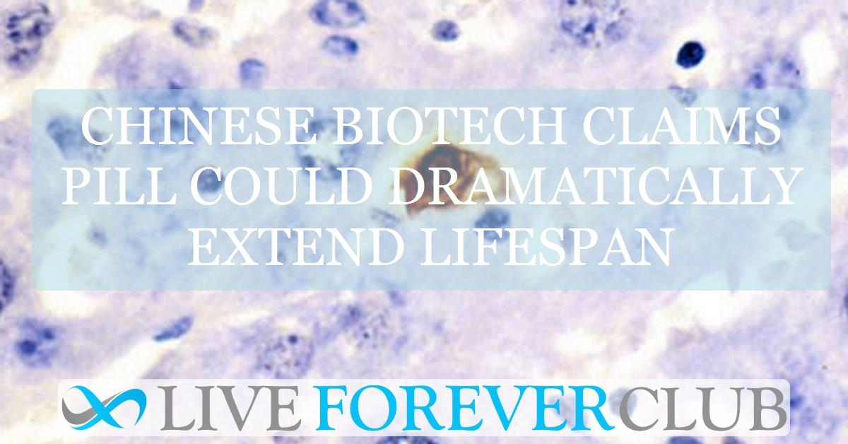 Chinese biotech claims pill could dramatically extend lifespan