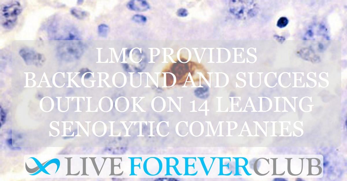 LMC provides background and success outlook on 14 leading senolytic companies