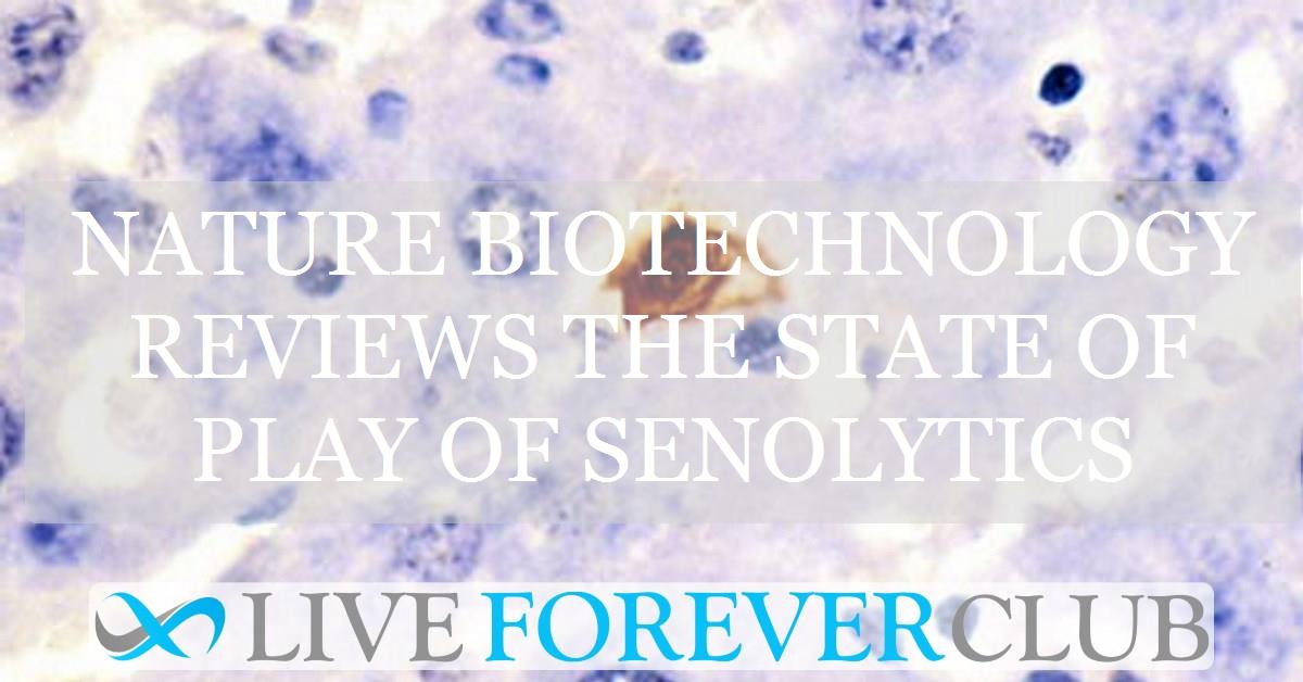 Nature Biotechnology reviews the state of play of senolytics