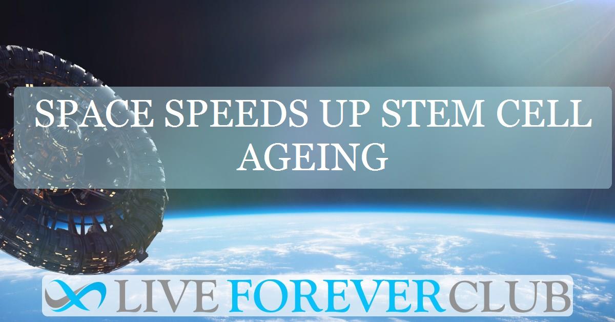 Space speeds up stem cell ageing
