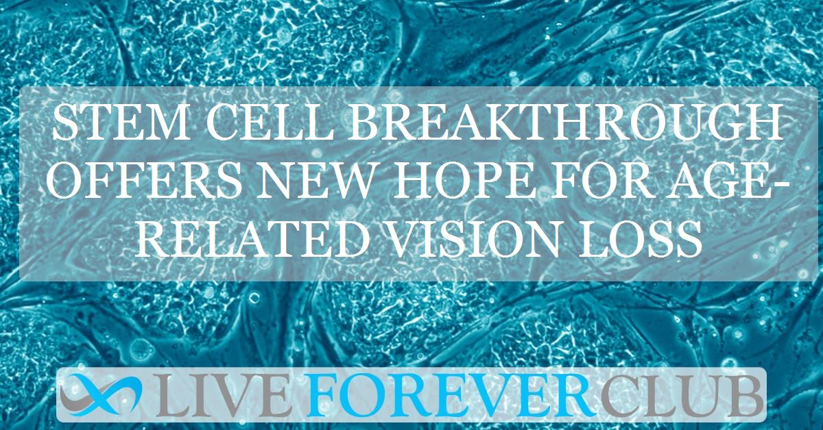 Stem cell breakthrough offers new hope for age-related vision loss