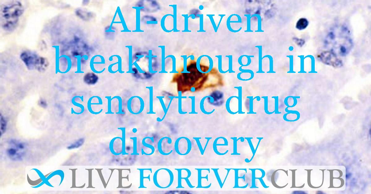 AI-driven breakthrough in senolytic drug discovery