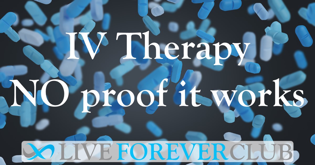IV therapy is a waste of money, or worse