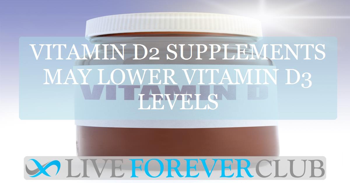 Vitamin D2 supplements may lower vitamin D3 levels