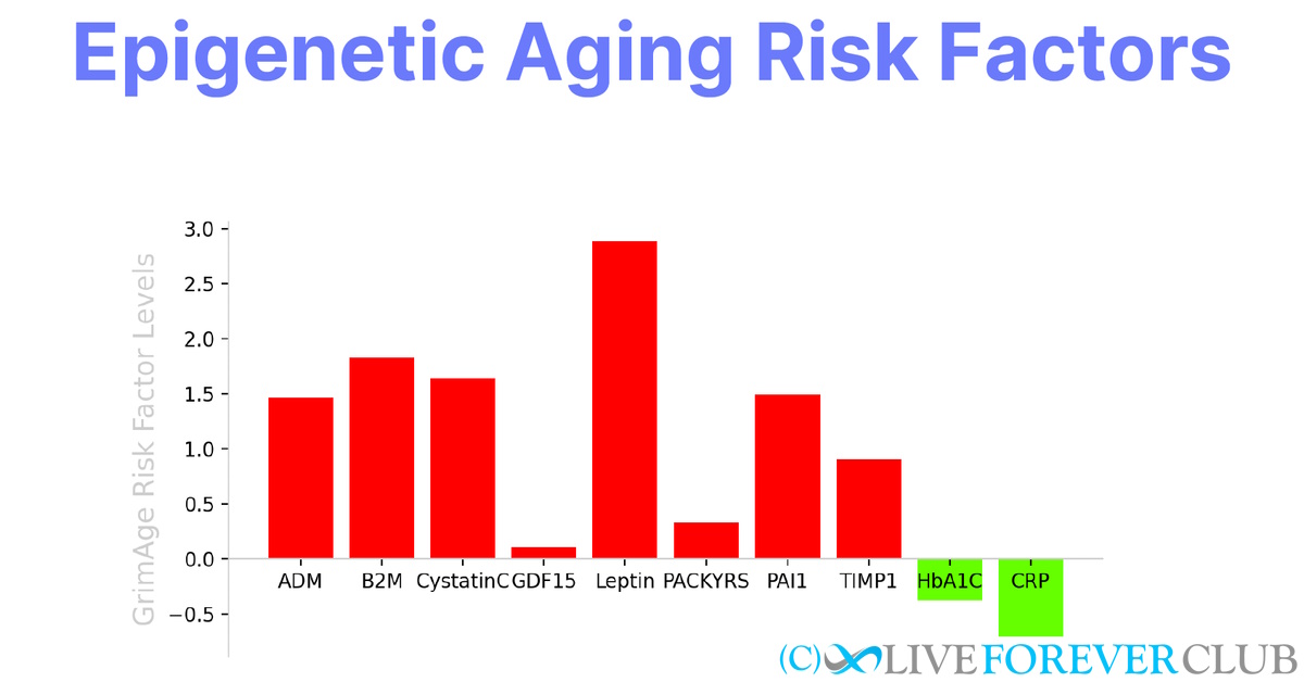 result of epigenetic ageing risk factors