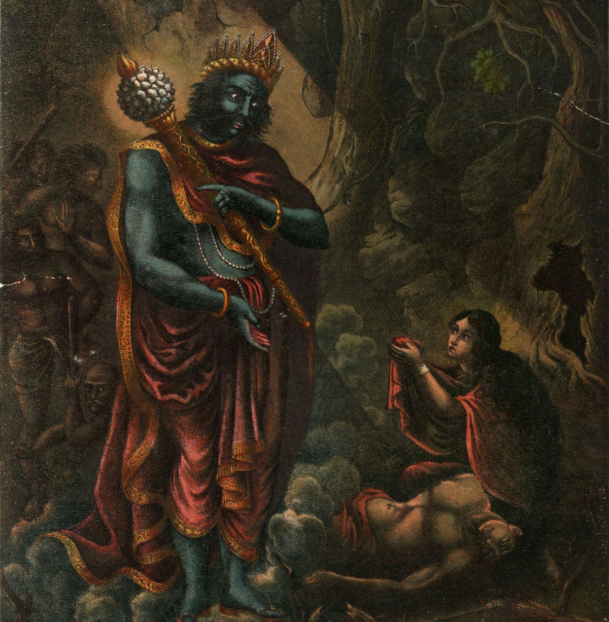 Savitri defeating god ofdeath