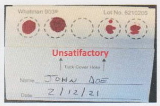 jinfiniti nad test unsatisfactory example