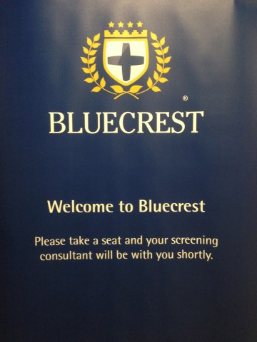 Bluecrest Welcome Sign